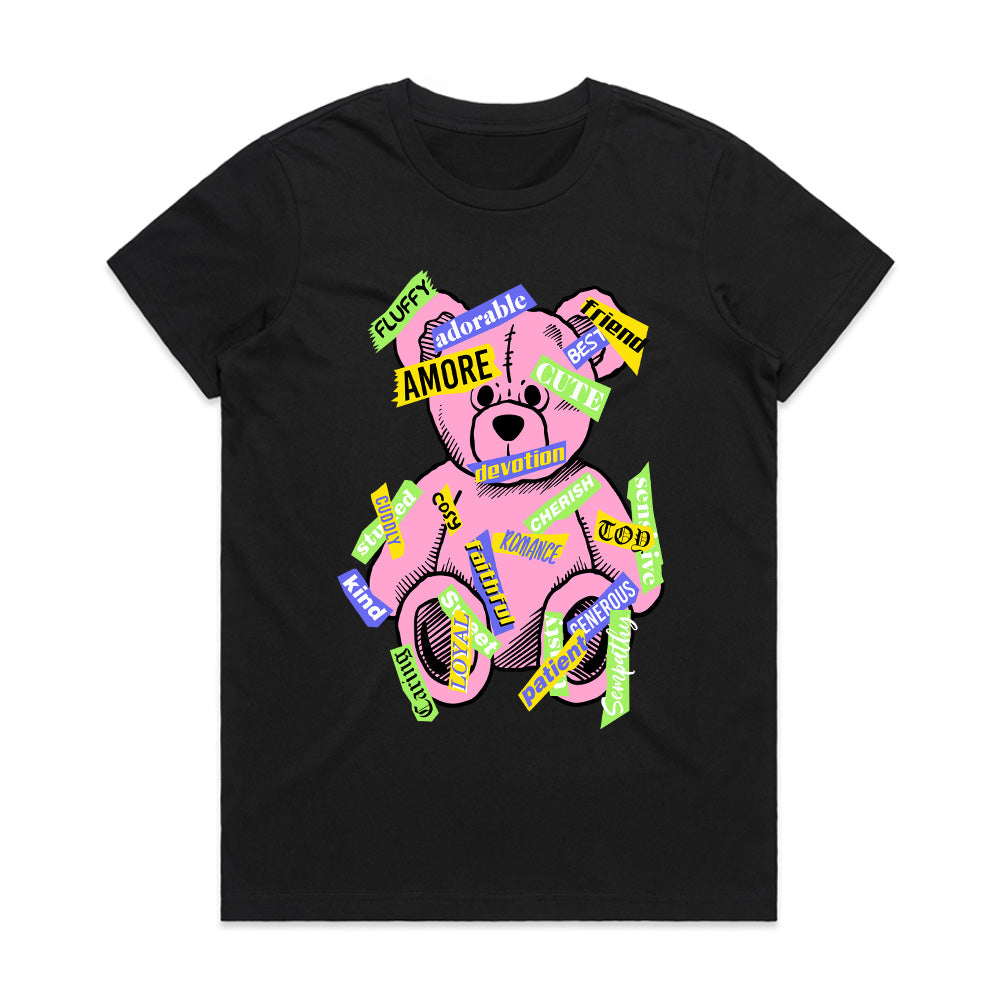 Patchwork of Love: Amore Bear Tee