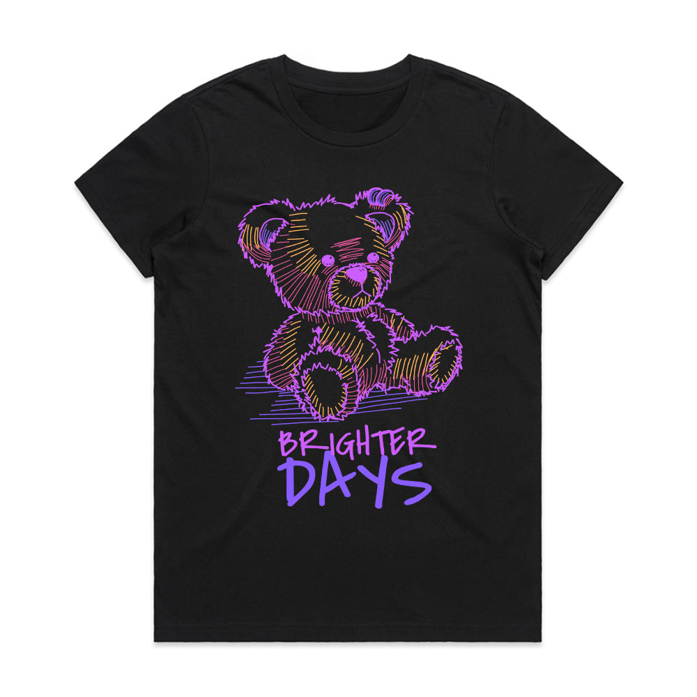 Brighter Days Bear – Neon Hope Sketch Tee
