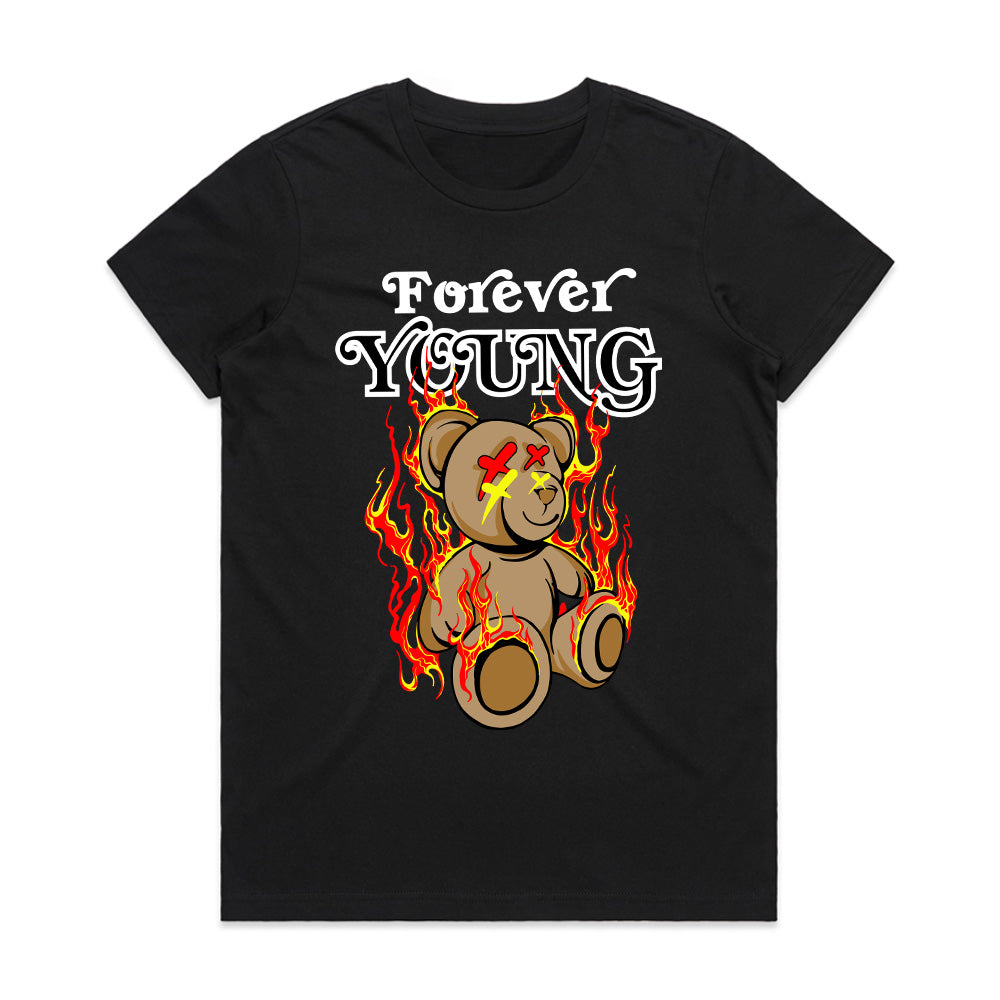 Flamecub Rebellion – Forever Young Burn Tee