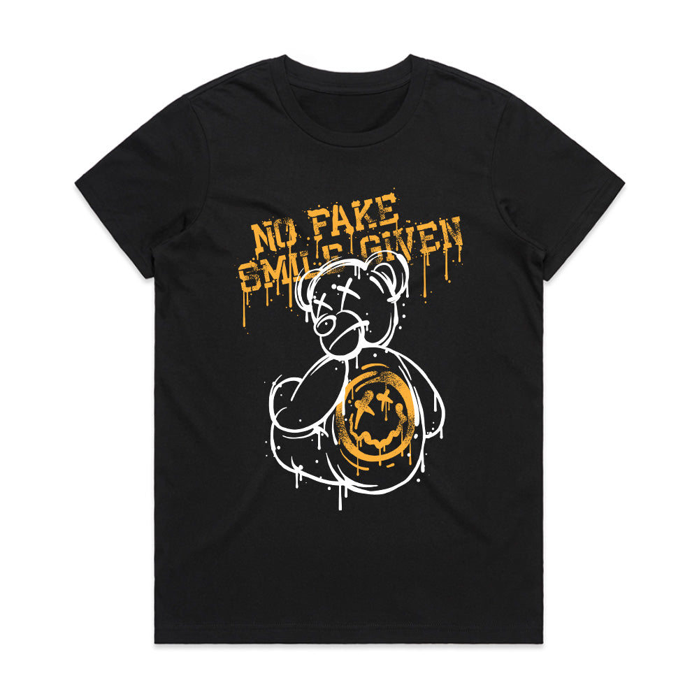 No Fake Smiles: Rebel Bear Graffiti Tee