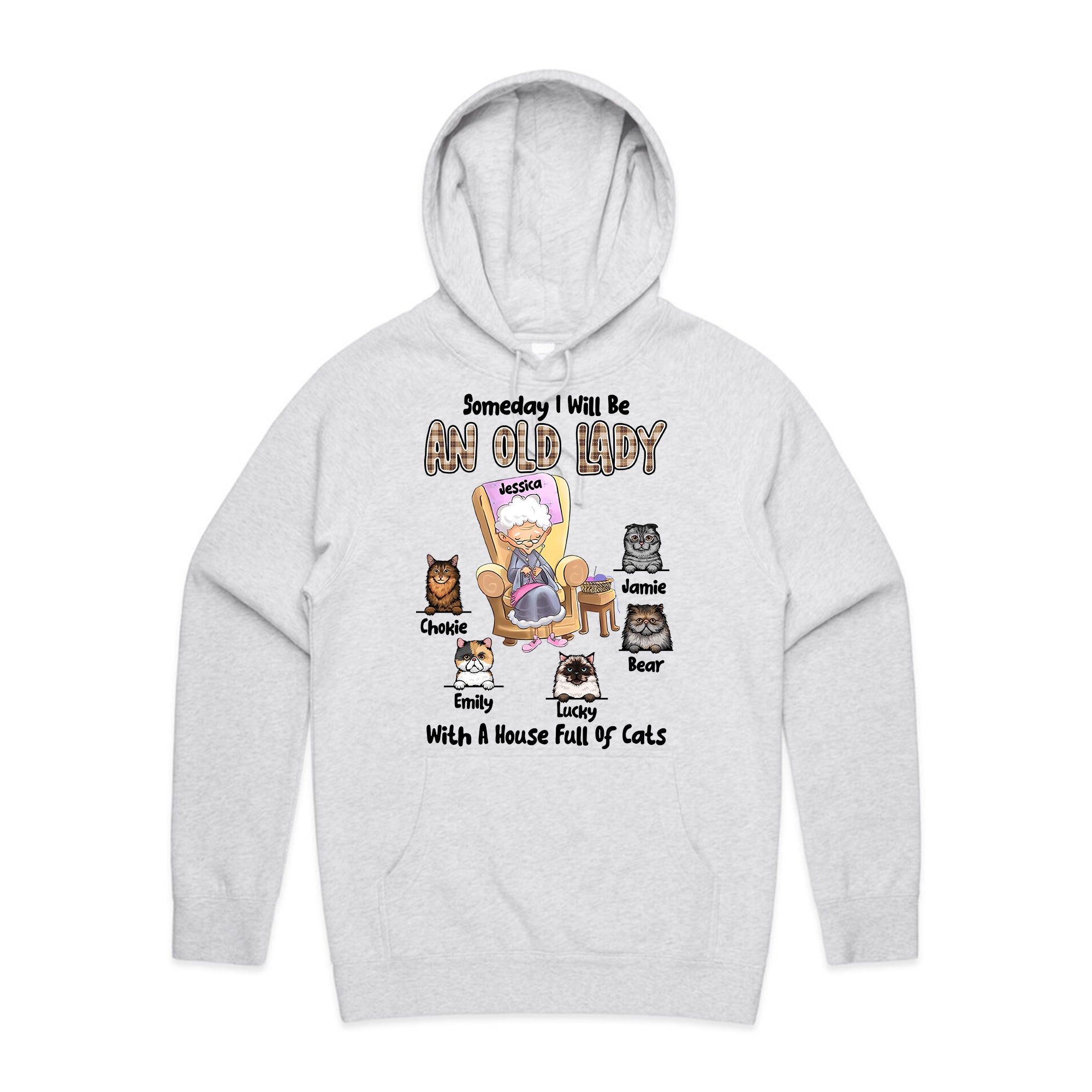 Someday I Will Be an Old Lady with a House Full of Cats T-Shirt
