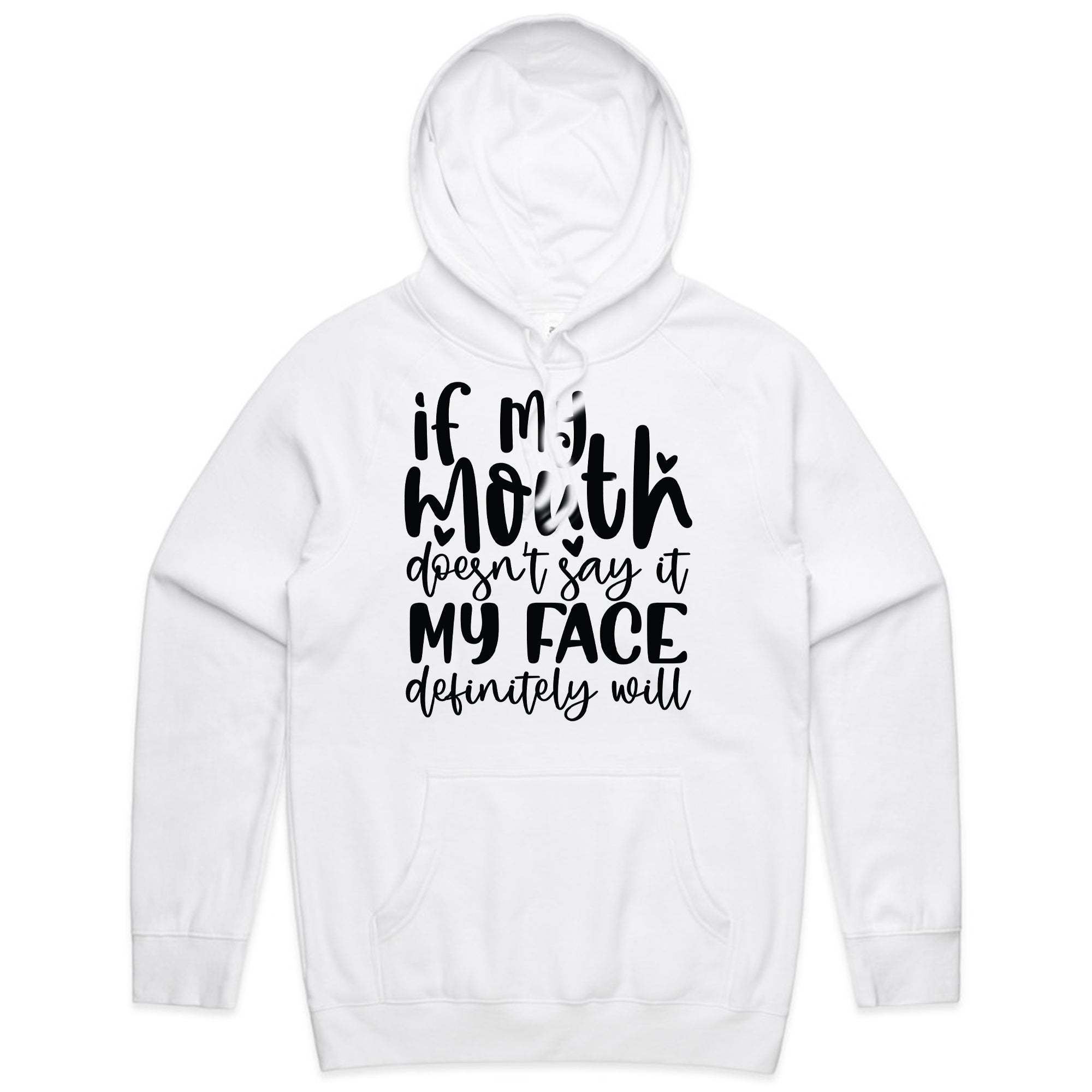 If my mouth doesn’t say it, my face definitely will