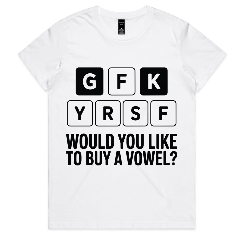 Would You Like to Buy a Vowel?