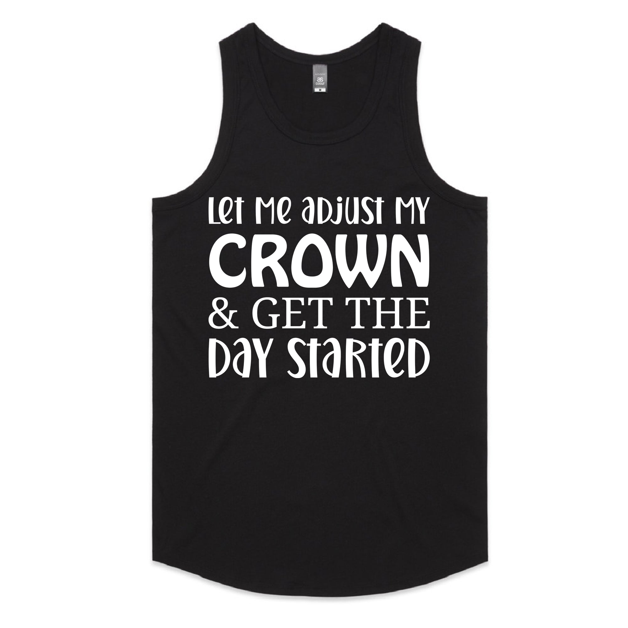 Let Me Adjust My Crown & Get The Day Started