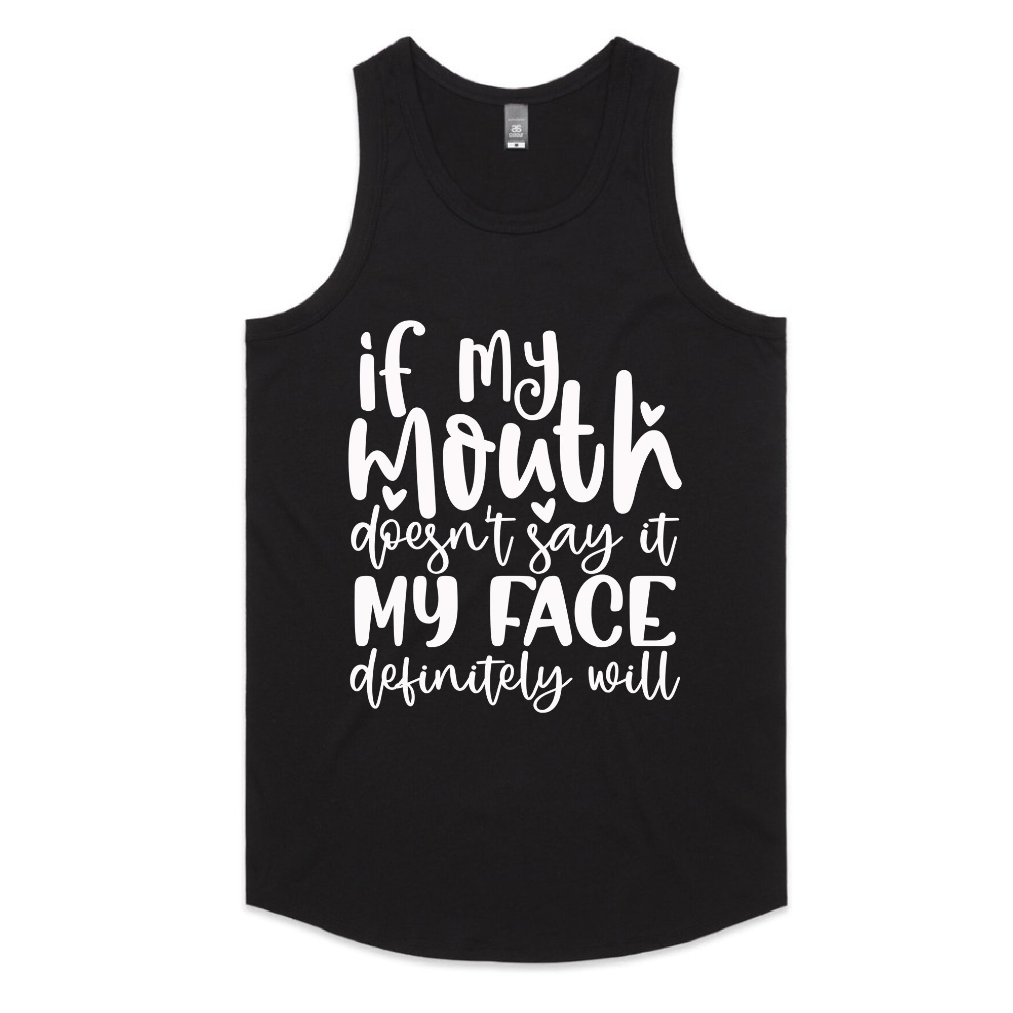 If my mouth doesn’t say it, my face definitely will