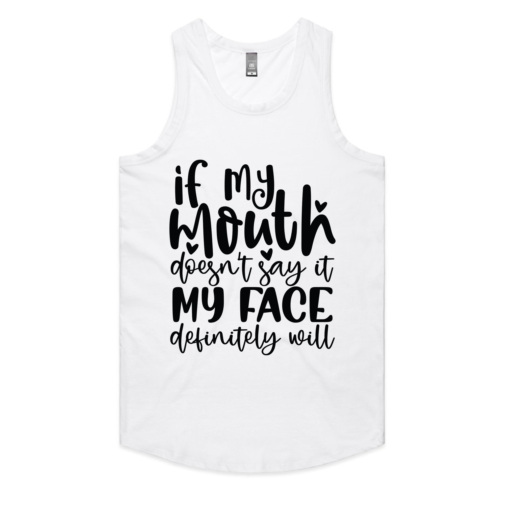 If my mouth doesn’t say it, my face definitely will