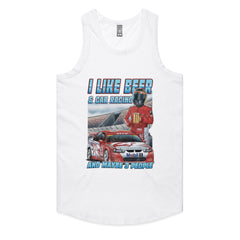 I LIKE BEER & CAR RACING AND MAYBE 3 PEOPLE T-Shirt