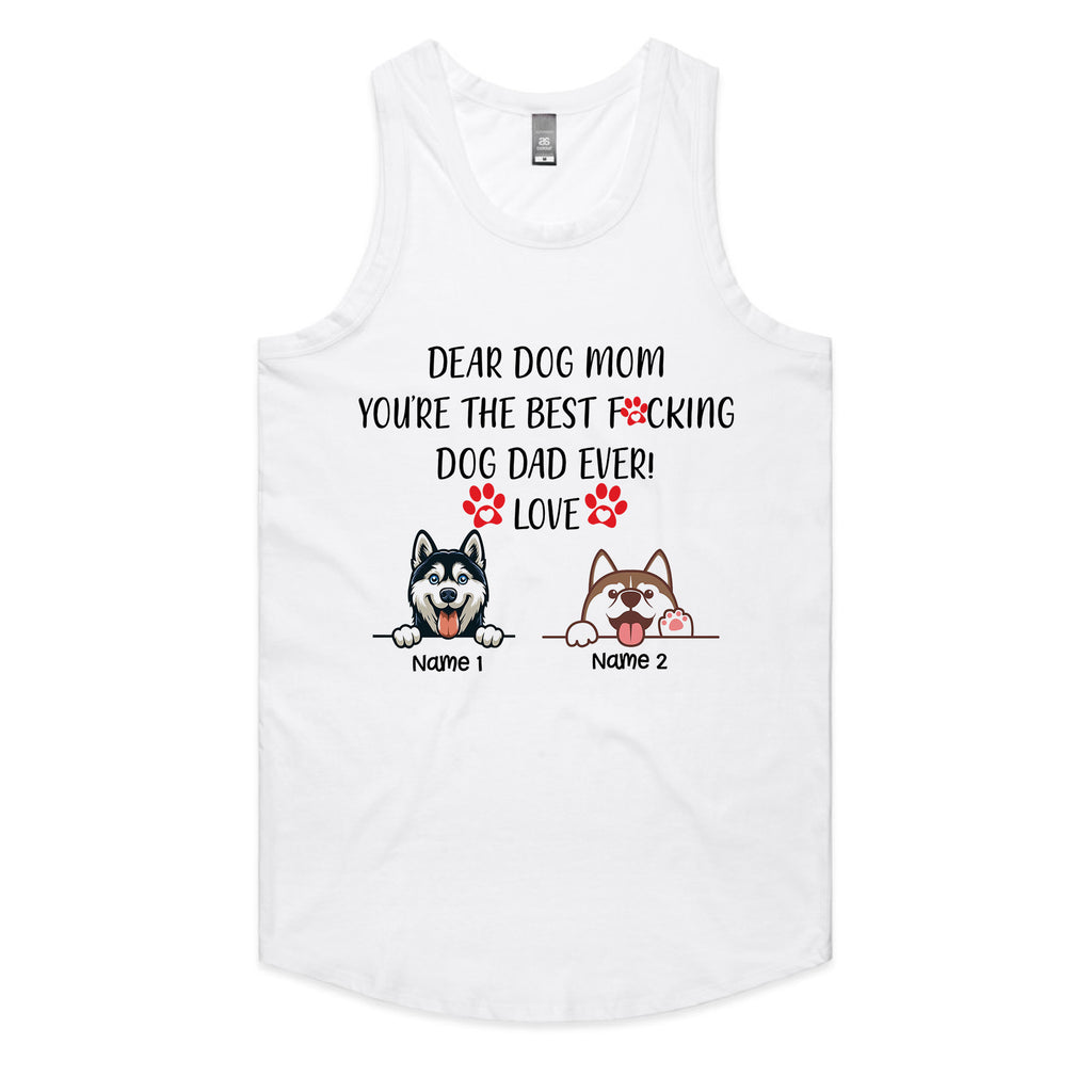 Personalized Best F**king Dog Dad Ever T-Shirt