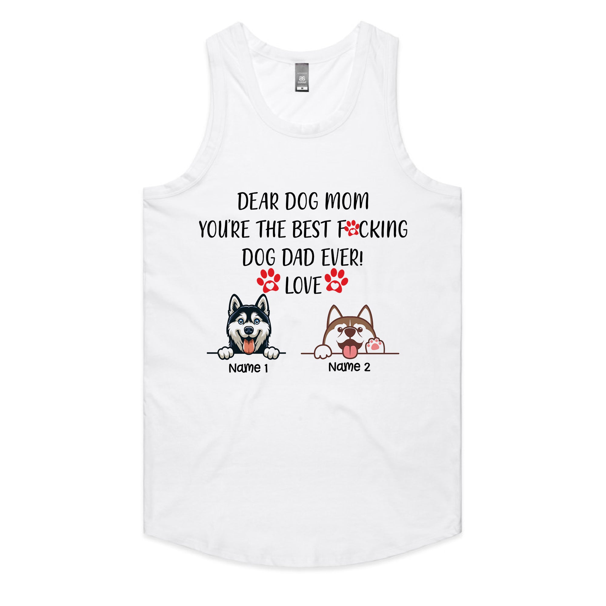 Personalized Best F**king Dog Dad Ever T-Shirt