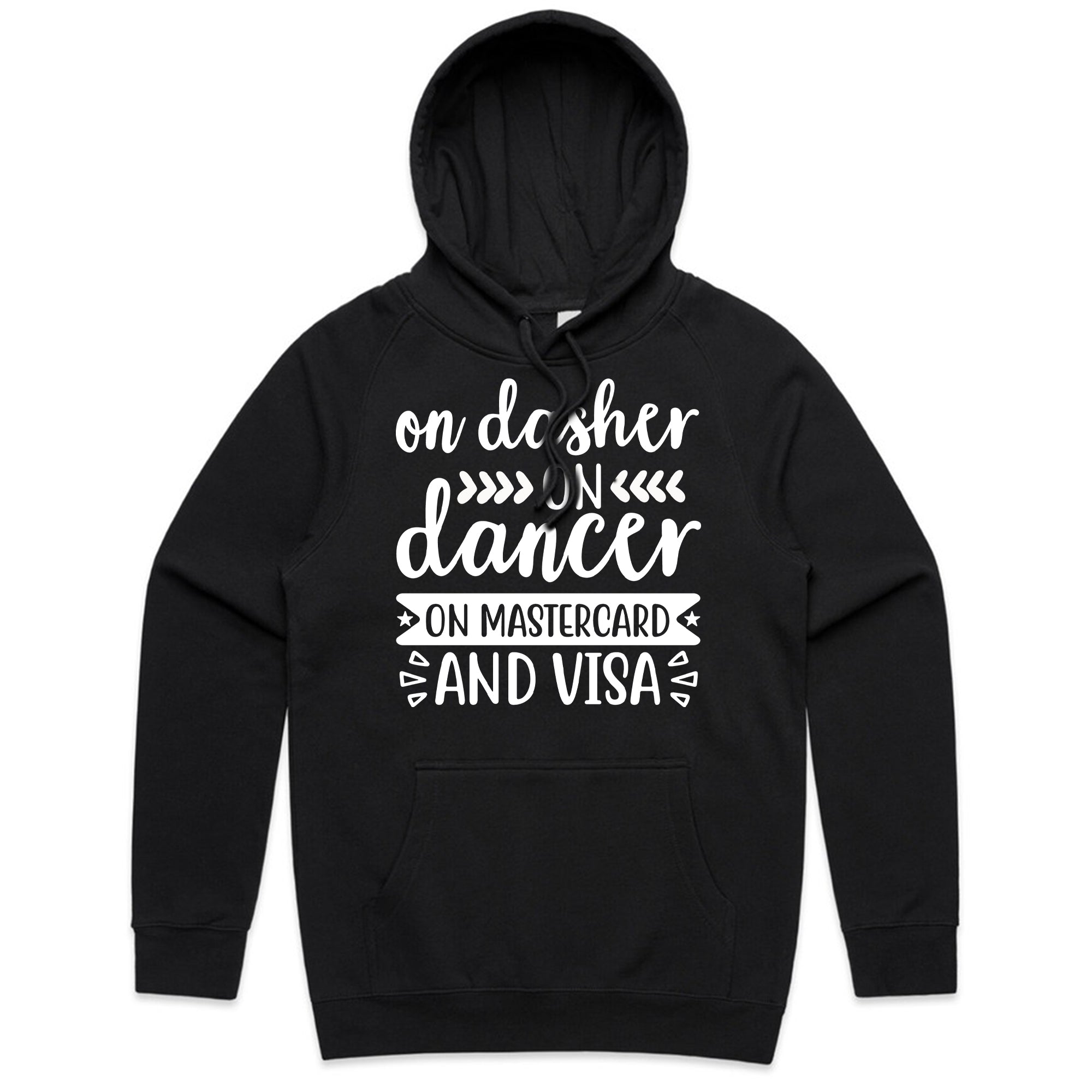 On Dasher, On Dancer, On Mastercard and Visa T-Shirt