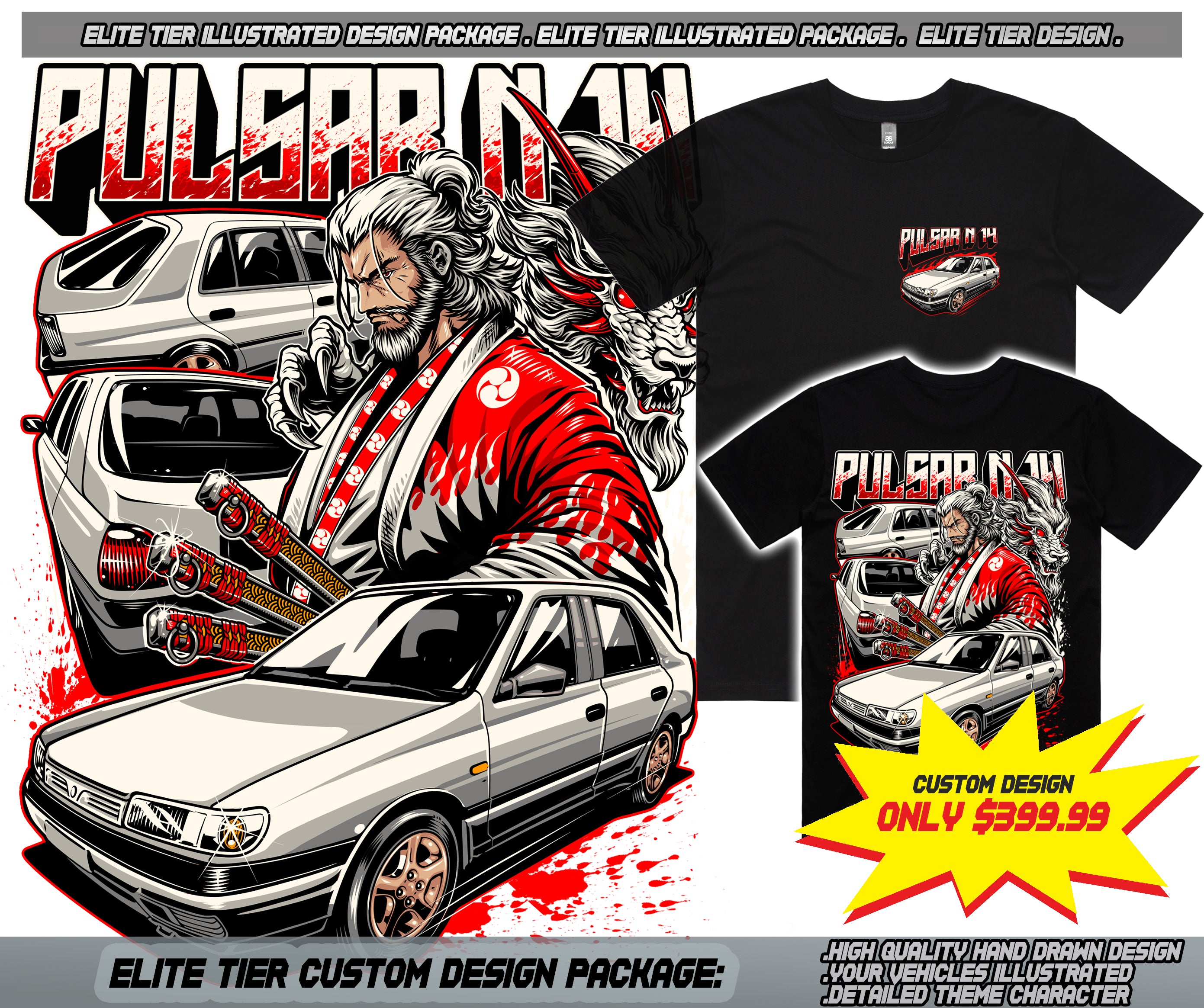 Elite Tier Illustrated Design Package - Illustrated Design Package
