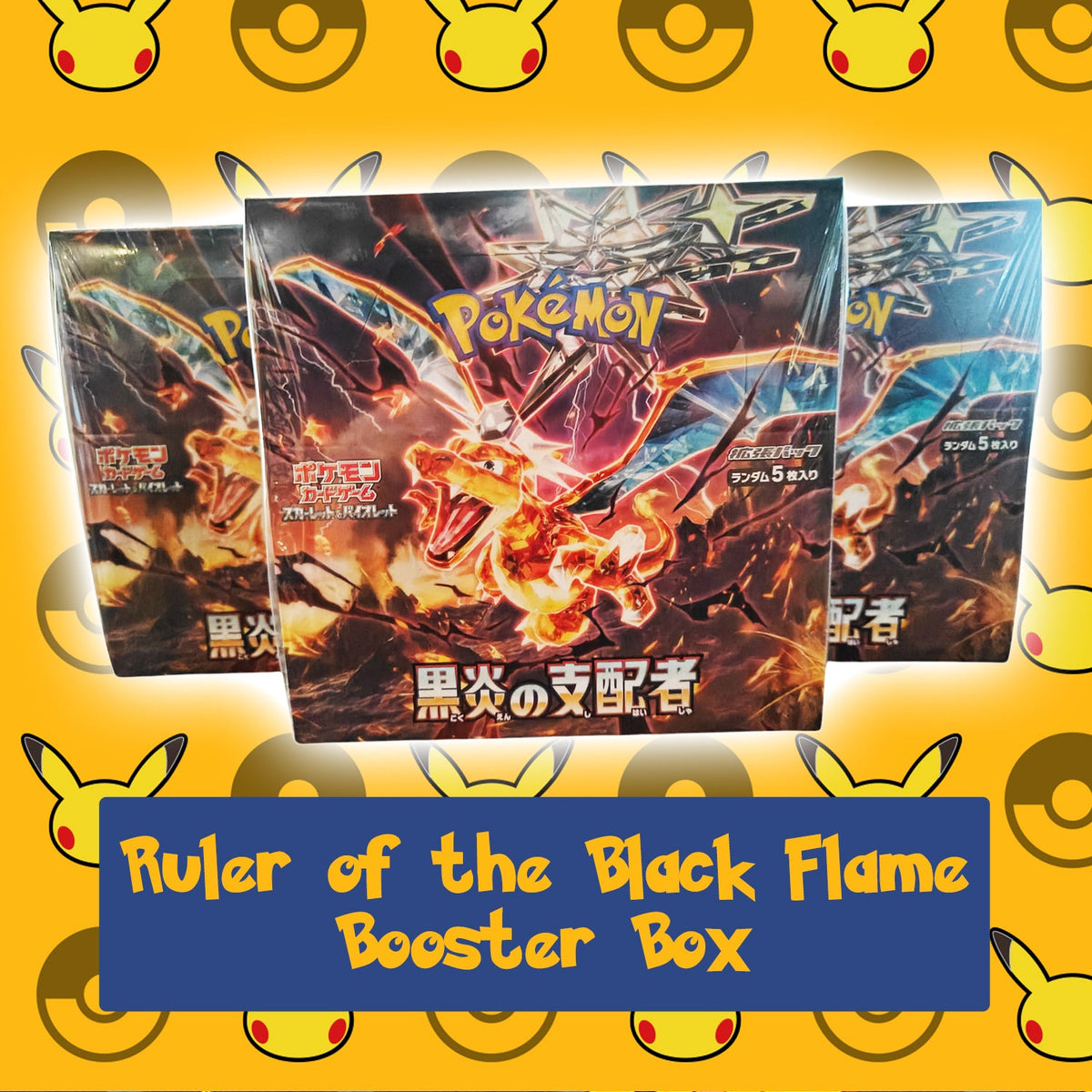 Pokémon Ruler of the Black Flame Booster Box – Japanese Edition