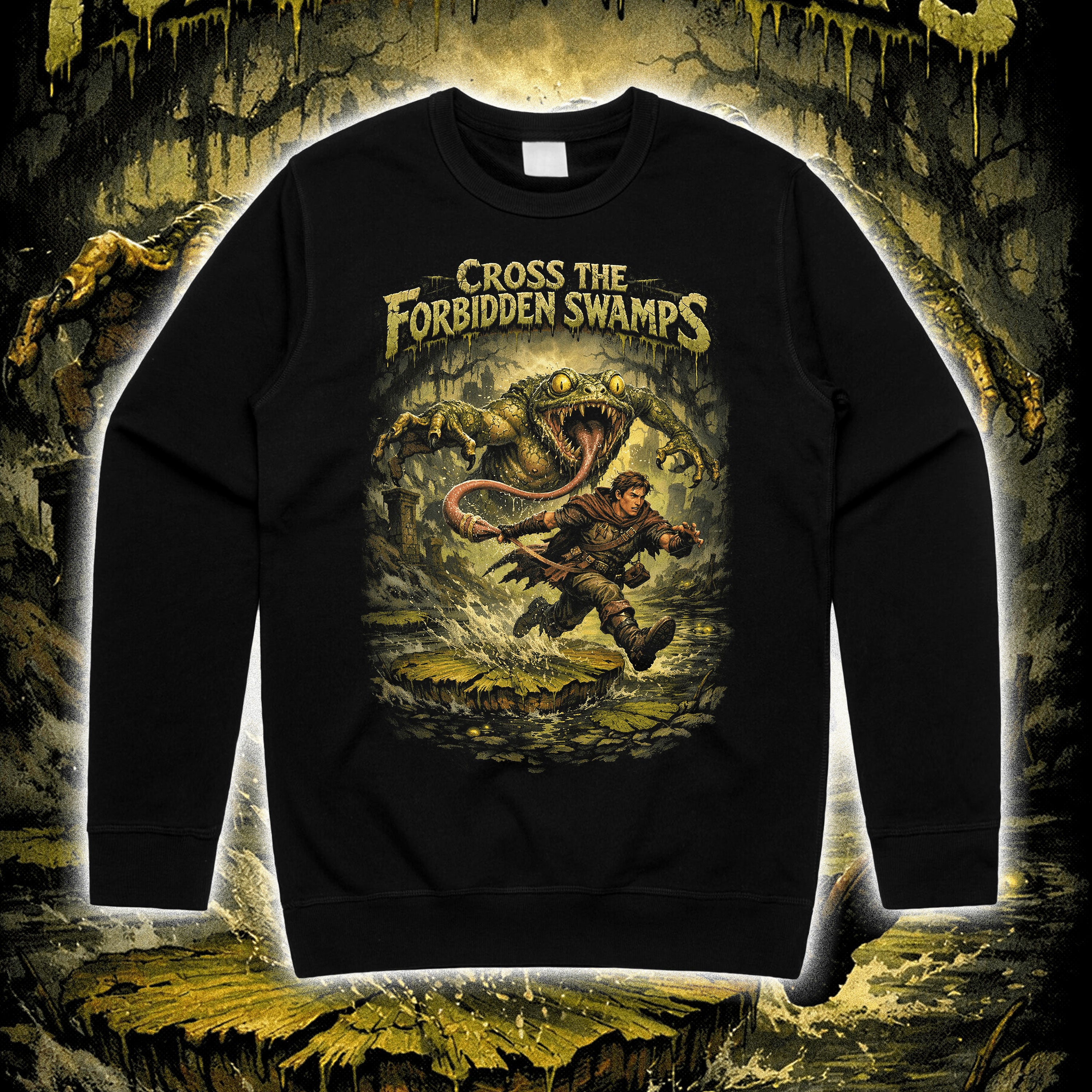 CROSS THE FORBIDDEN SWAMPS