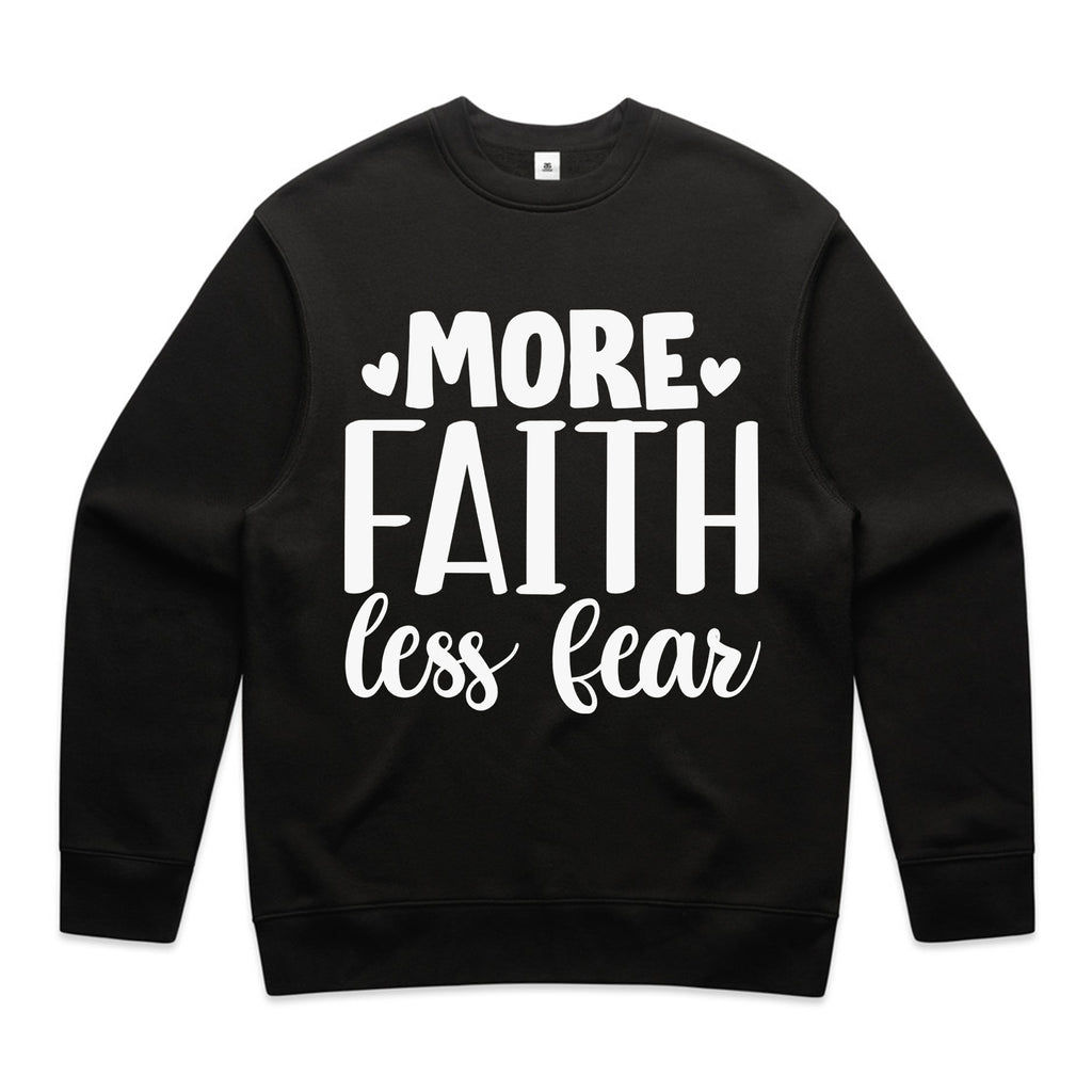 MORE FAITH less fear