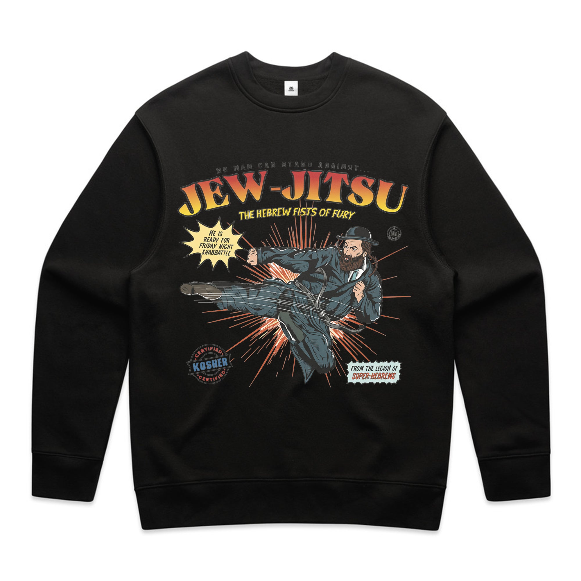 Jew-Jitsu – The Hebrew Fists of Fury T-Shirt