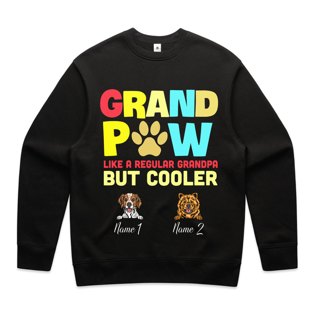 Grand Paw Like a Regular Grandpa But Cooler T-Shirt