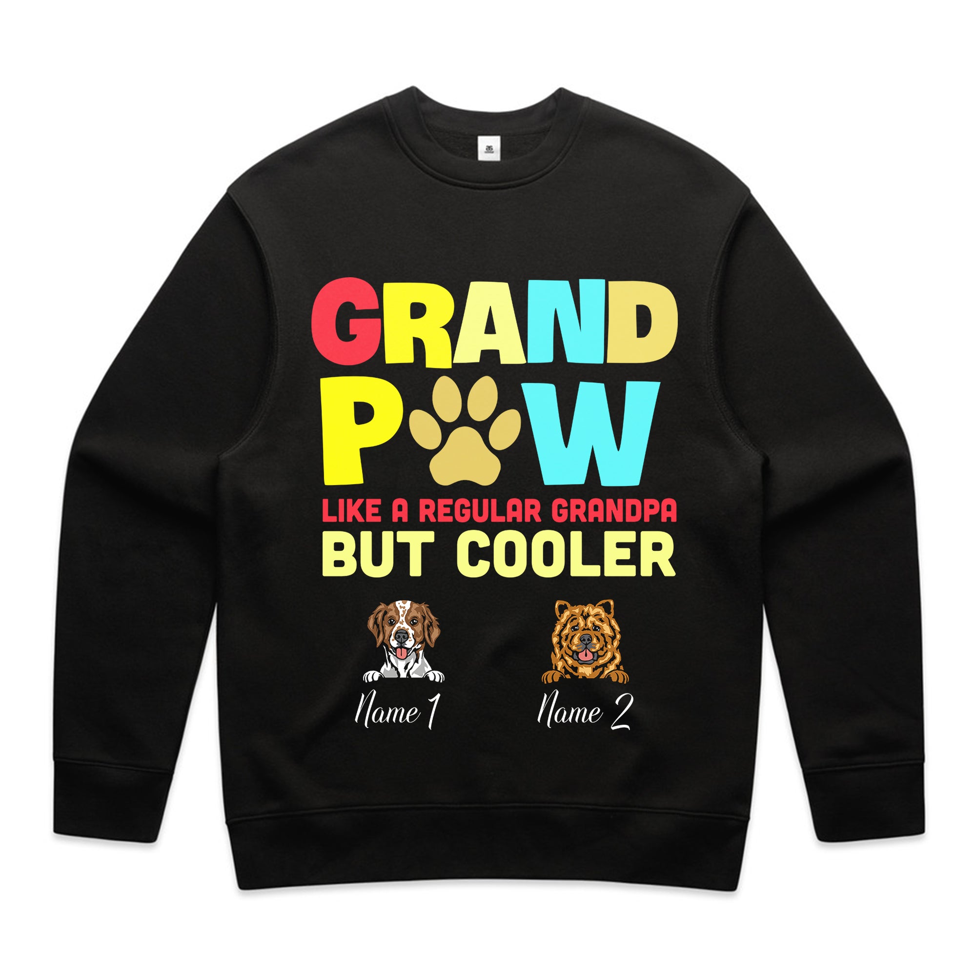 Grand Paw Like a Regular Grandpa But Cooler T-Shirt