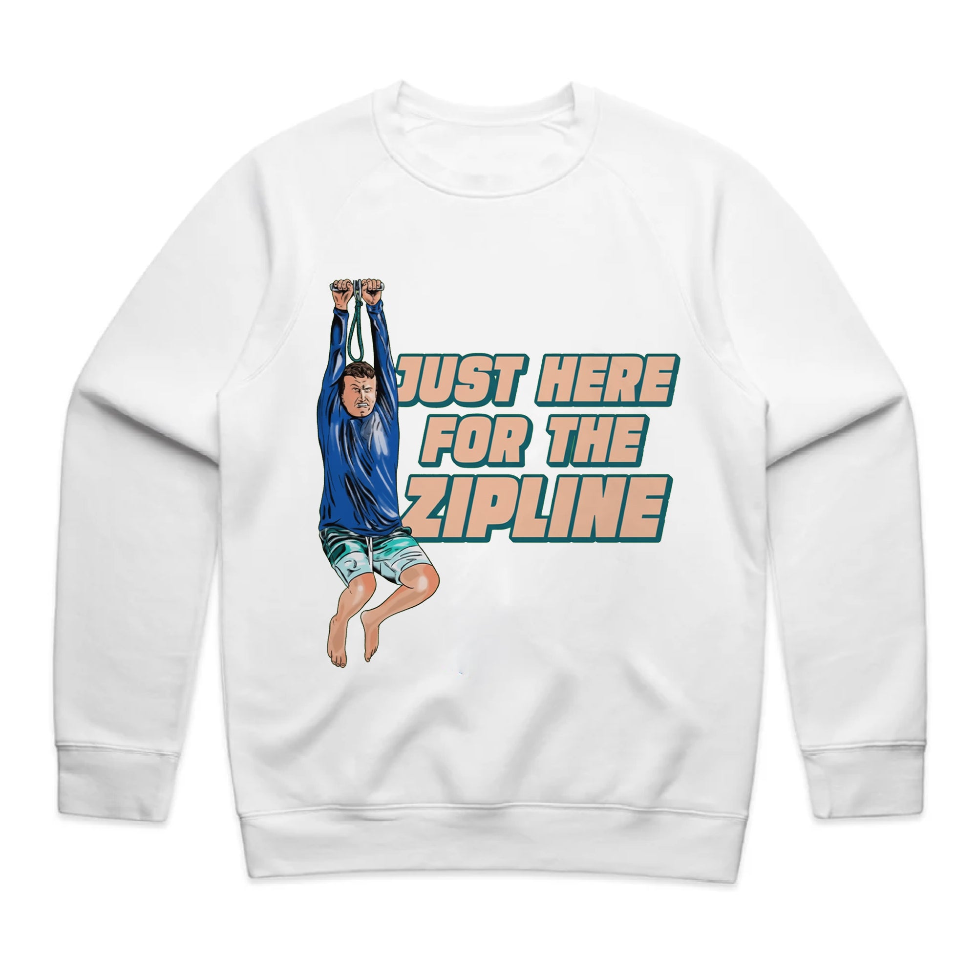 Just Here for the Zipline T-Shirt