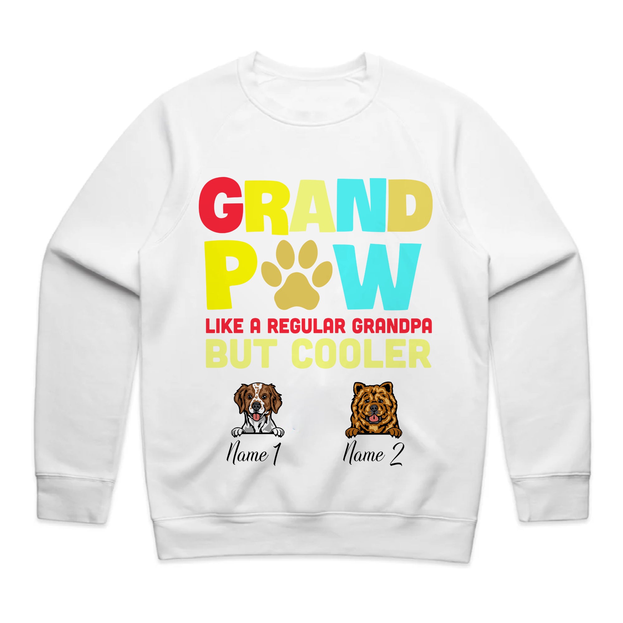 Grand Paw Like a Regular Grandpa But Cooler T-Shirt