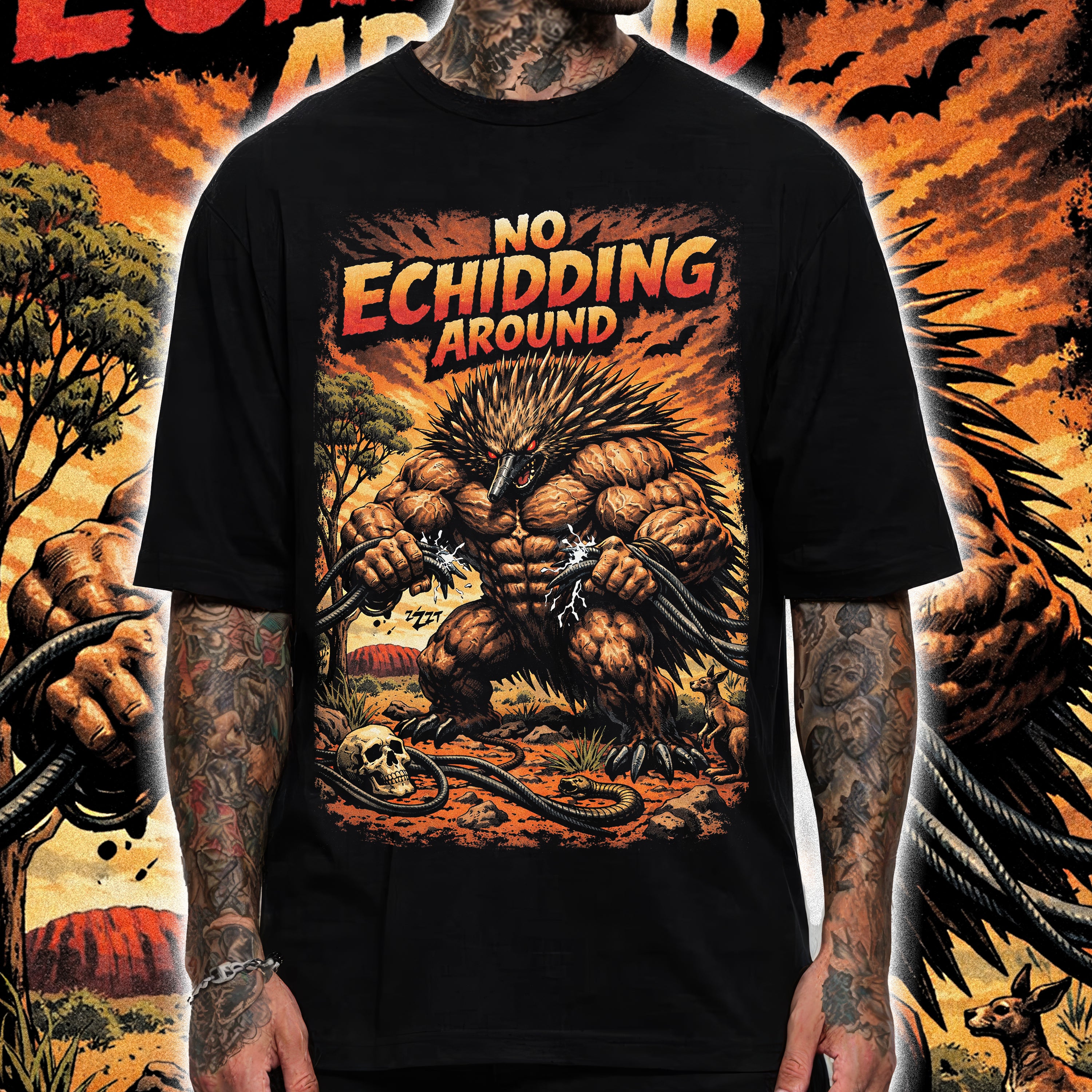 NO ECHIDDING AROUND