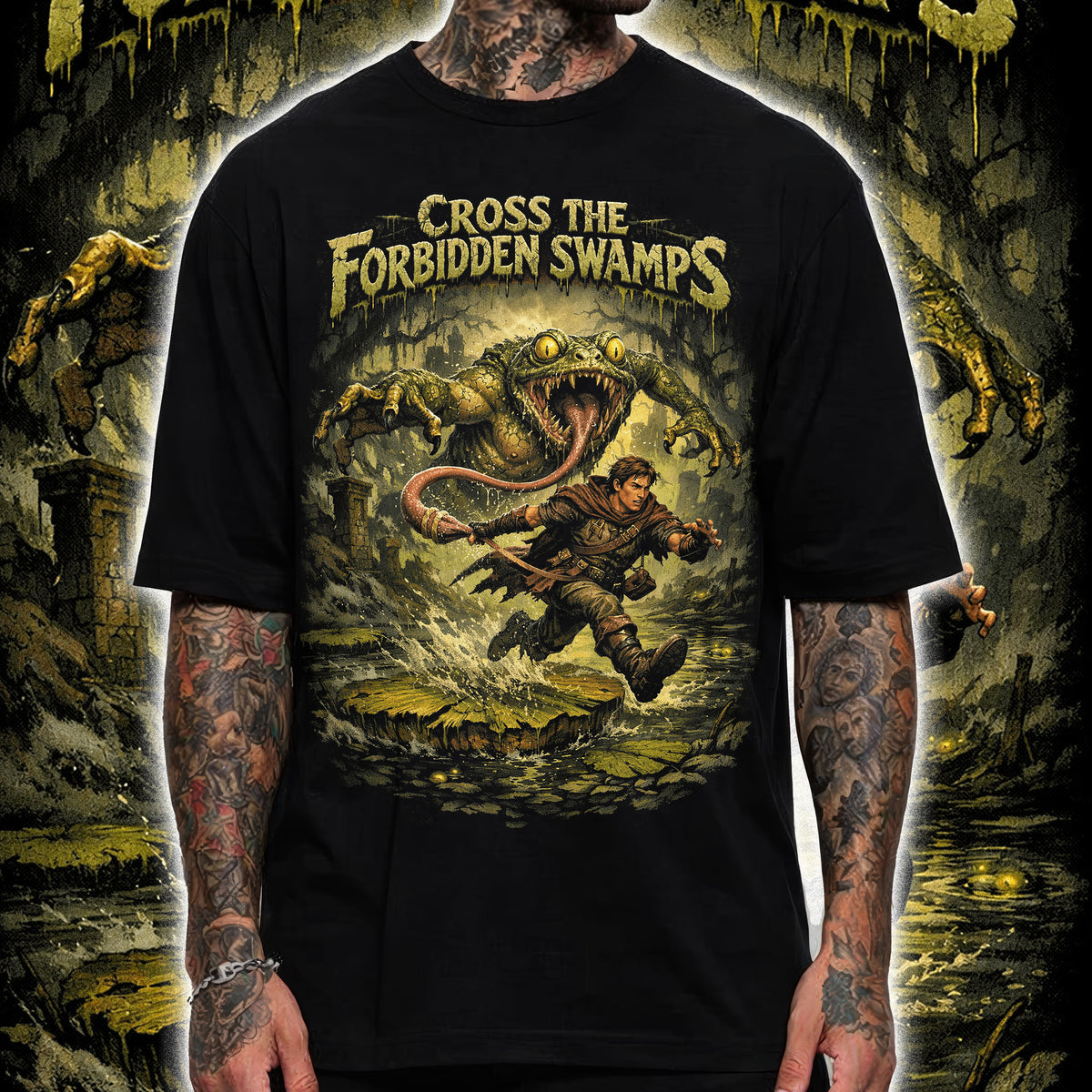 CROSS THE FORBIDDEN SWAMPS