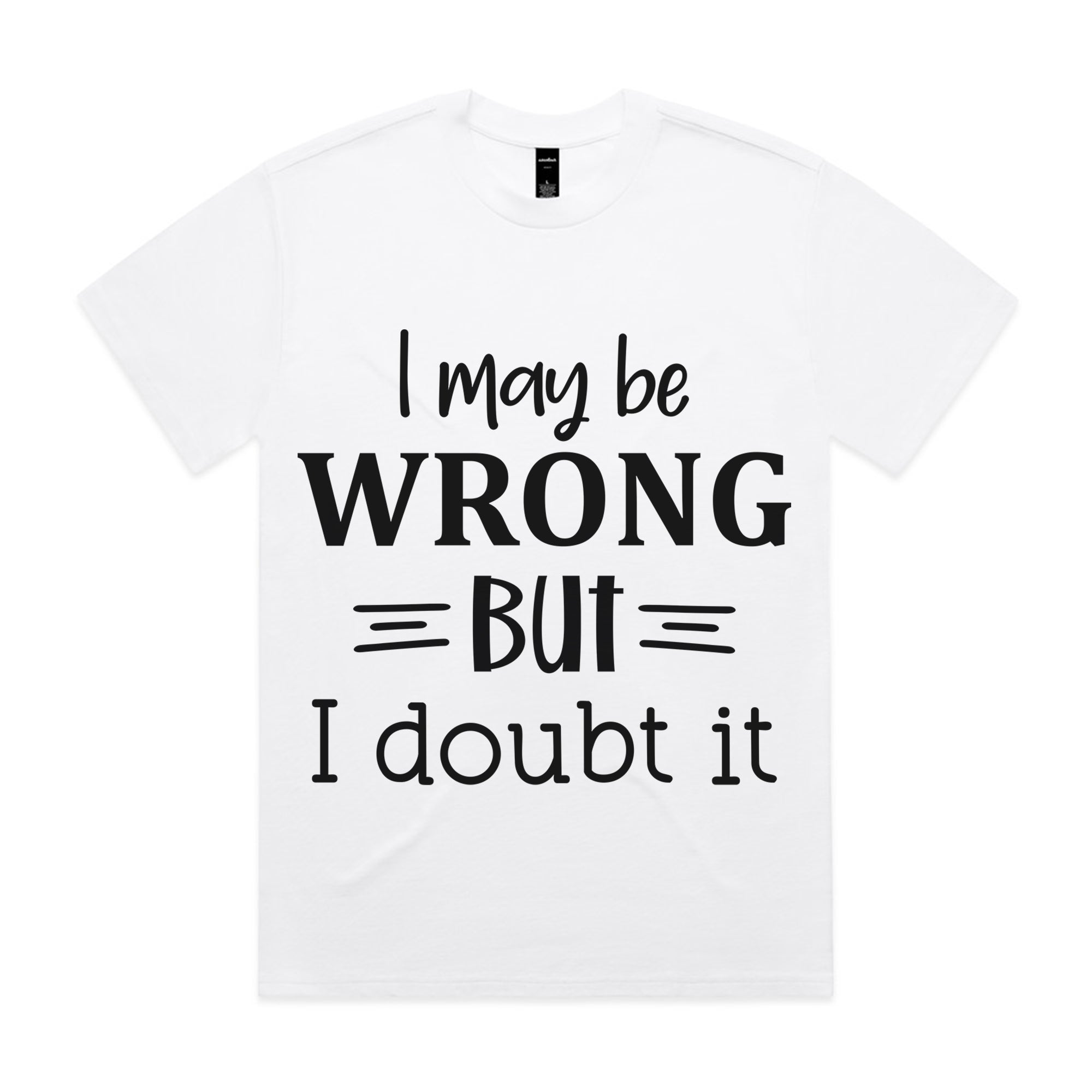 I May Be Wrong, But I Doubt It