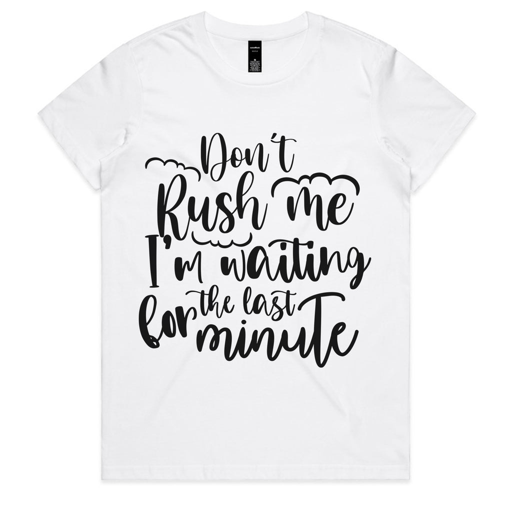 Don’t Rush Me, I’m Waiting for the Last Minute