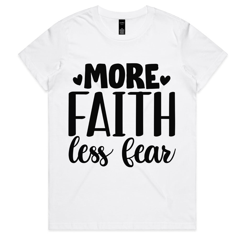 MORE FAITH less fear