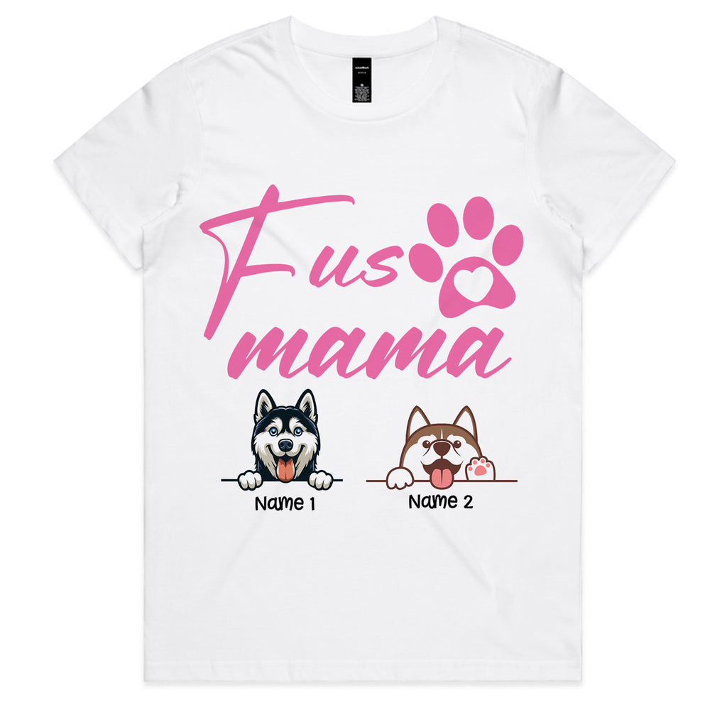 Personalized Fur Mama T-Shirt
