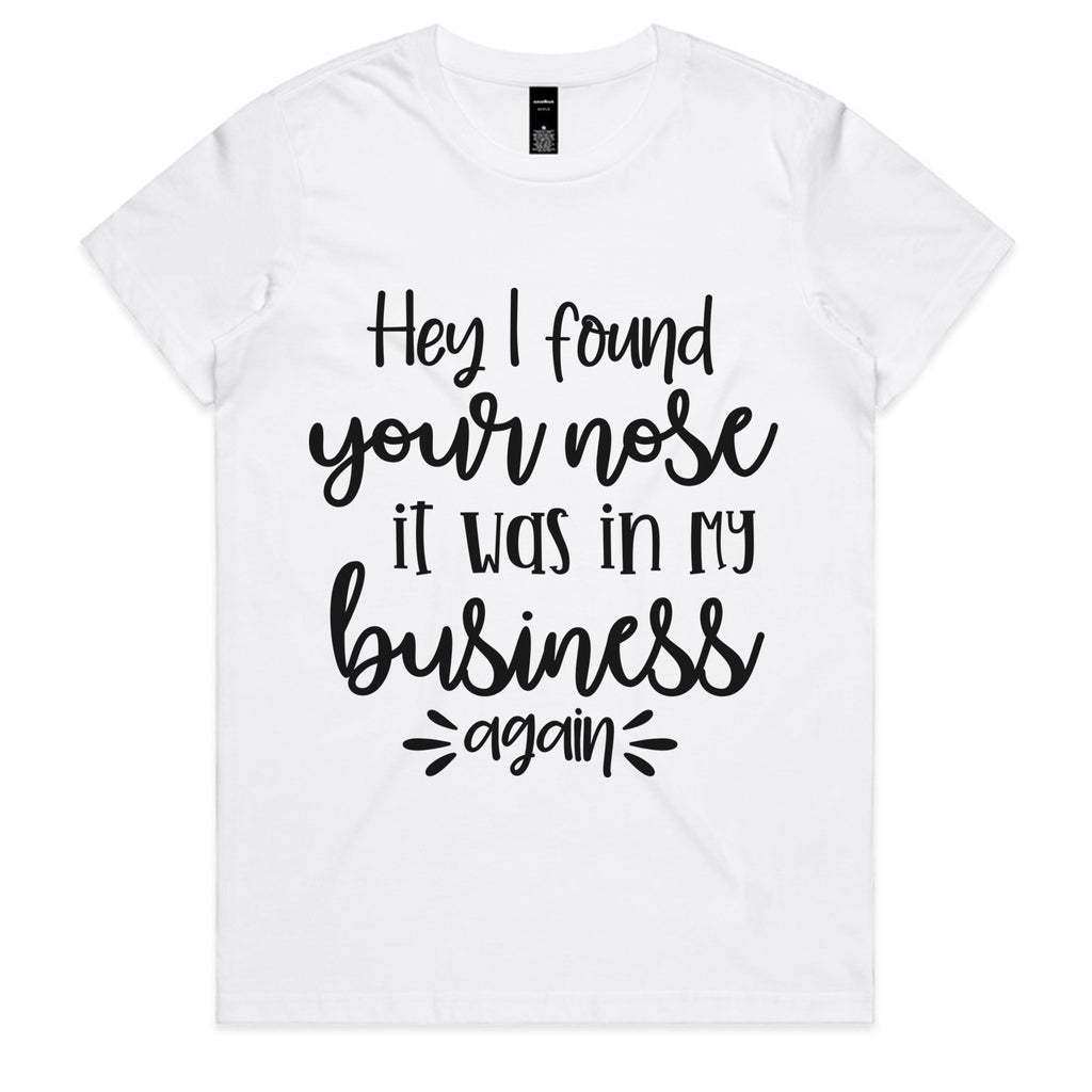 Your Nose in My Business Again