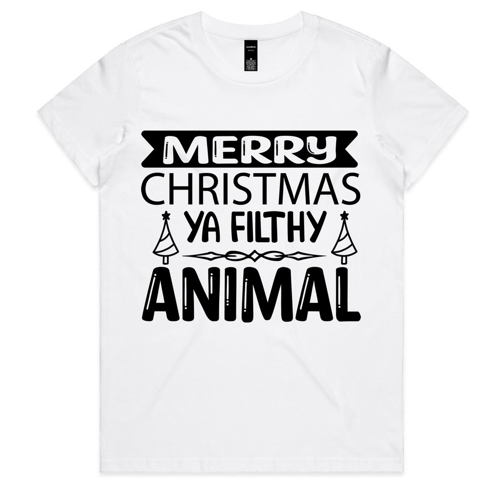Merry Christmas Ya Filthy Animal T-Shirt