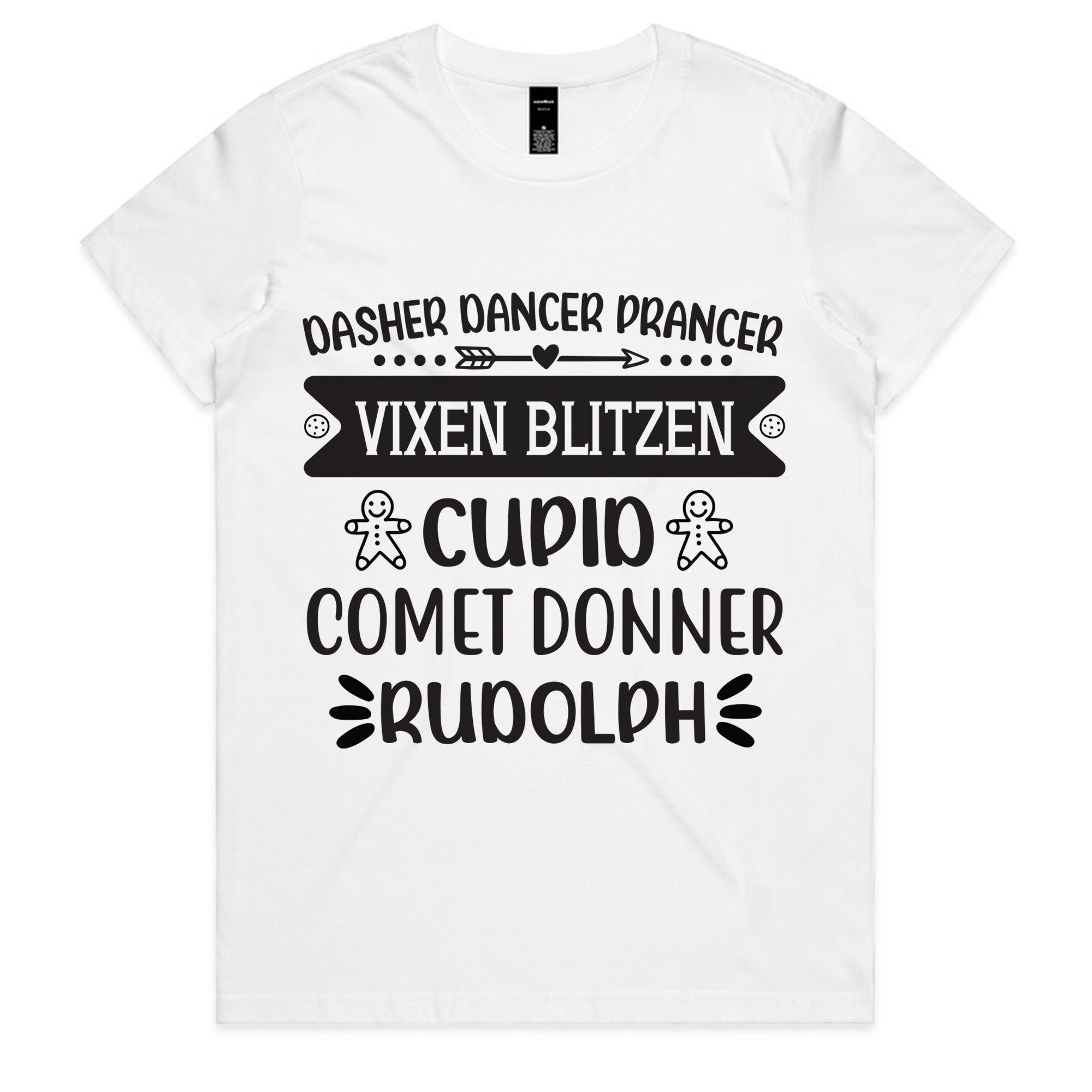 Dasher, Dancer, Prancer, Vixen T-Shirt
