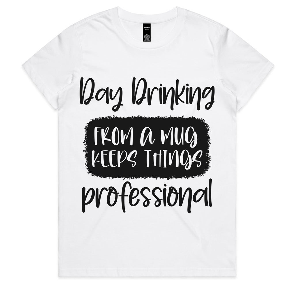 Day Drinking From a Mug Keeps Things Professional