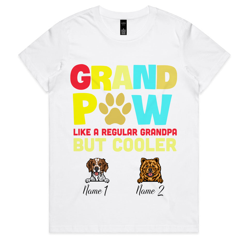 Grand Paw Like a Regular Grandpa But Cooler T-Shirt