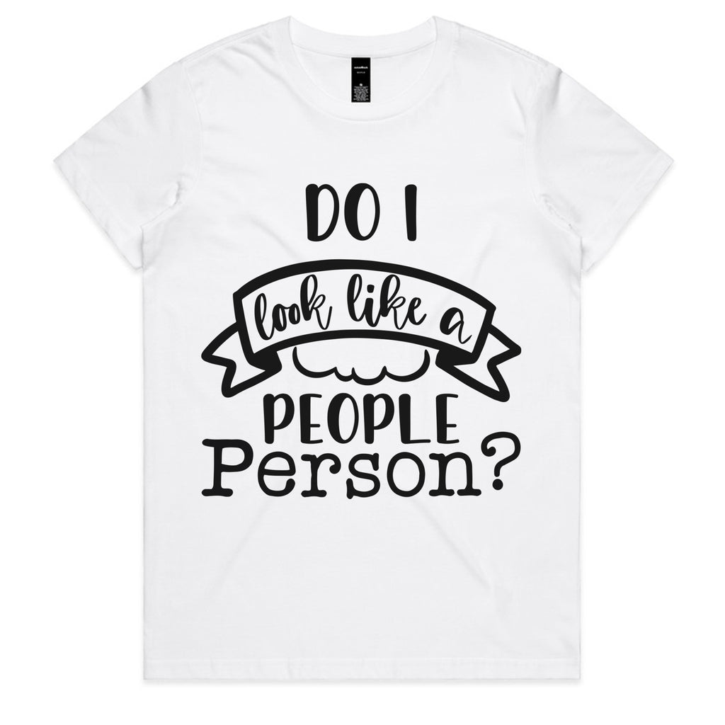 Do I Look Like a People Person?