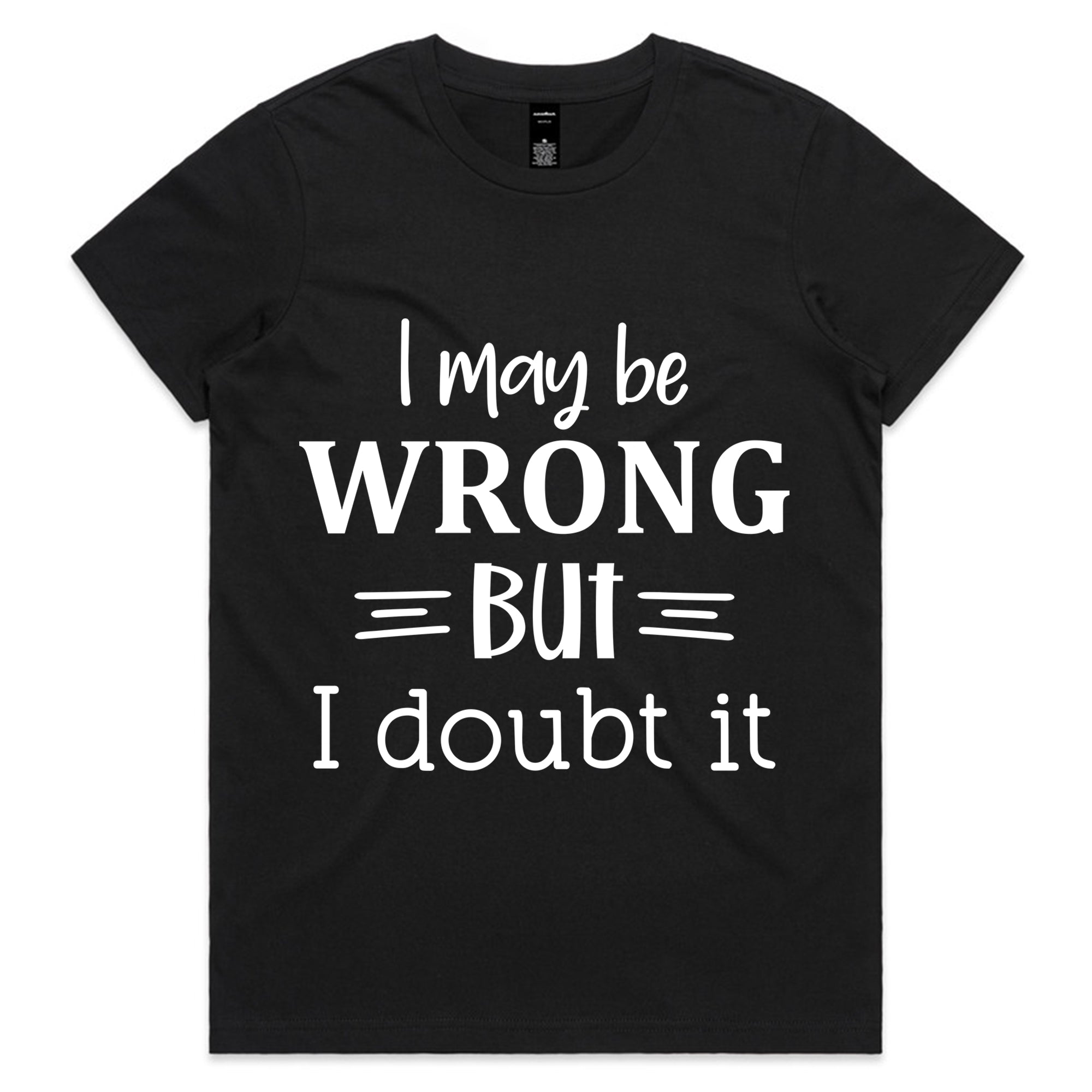 I May Be Wrong, But I Doubt It