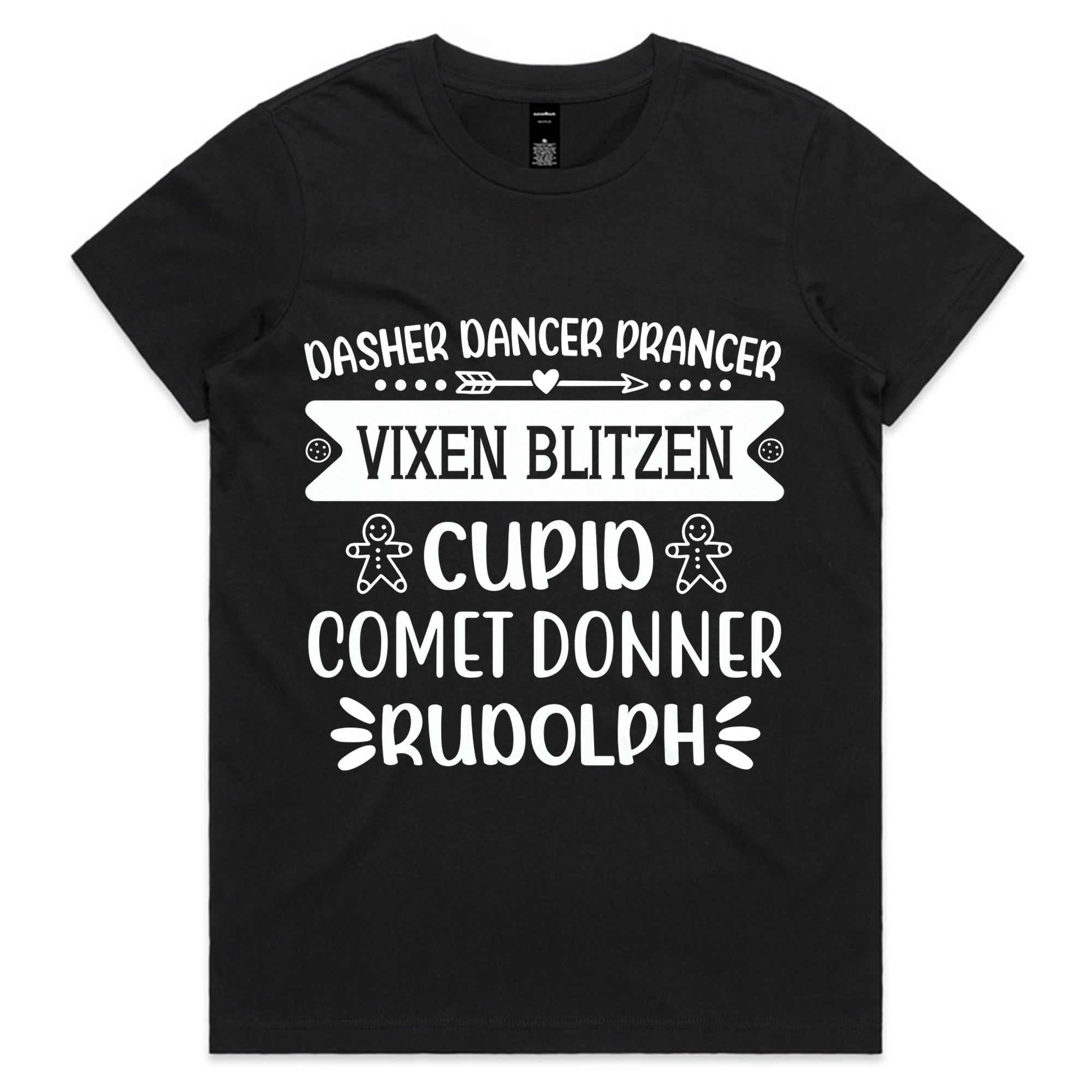 Dasher, Dancer, Prancer, Vixen T-Shirt