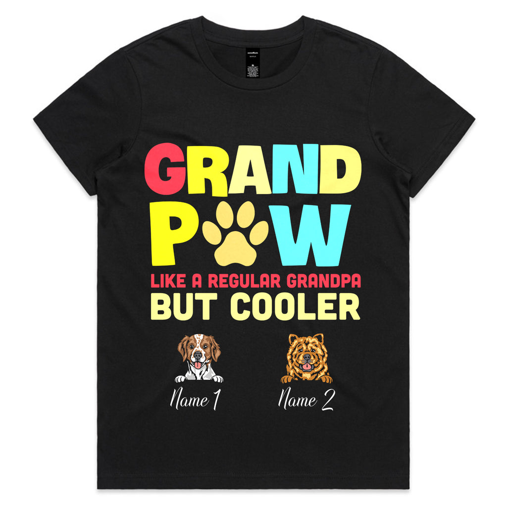Grand Paw Like a Regular Grandpa But Cooler T-Shirt