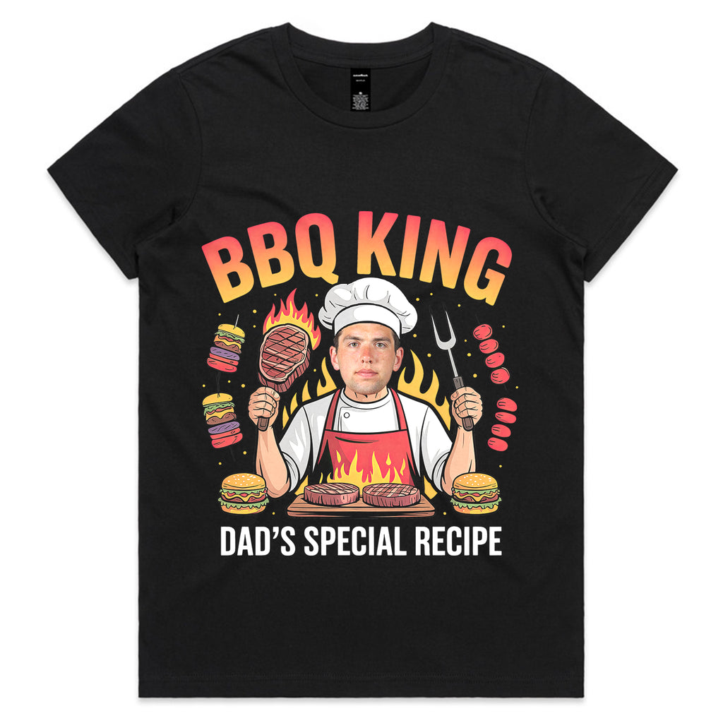 BBQ King Dad’s Special Ricipe Custom T-Shirt