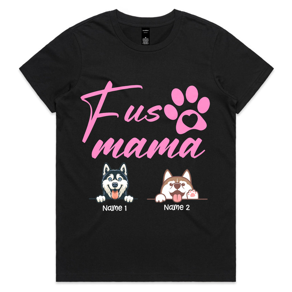 Personalized Fur Mama T-Shirt