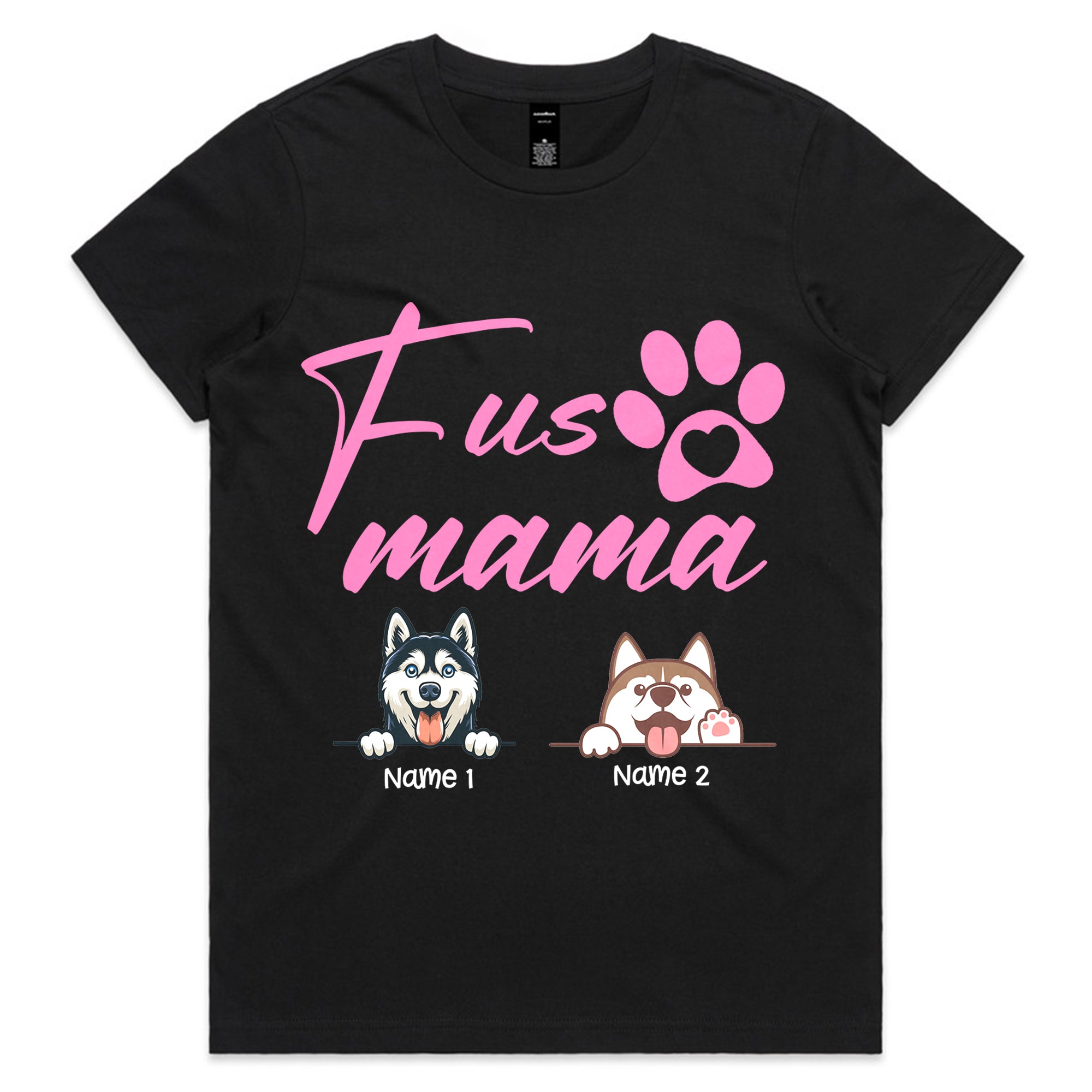 Personalized Fur Mama T-Shirt