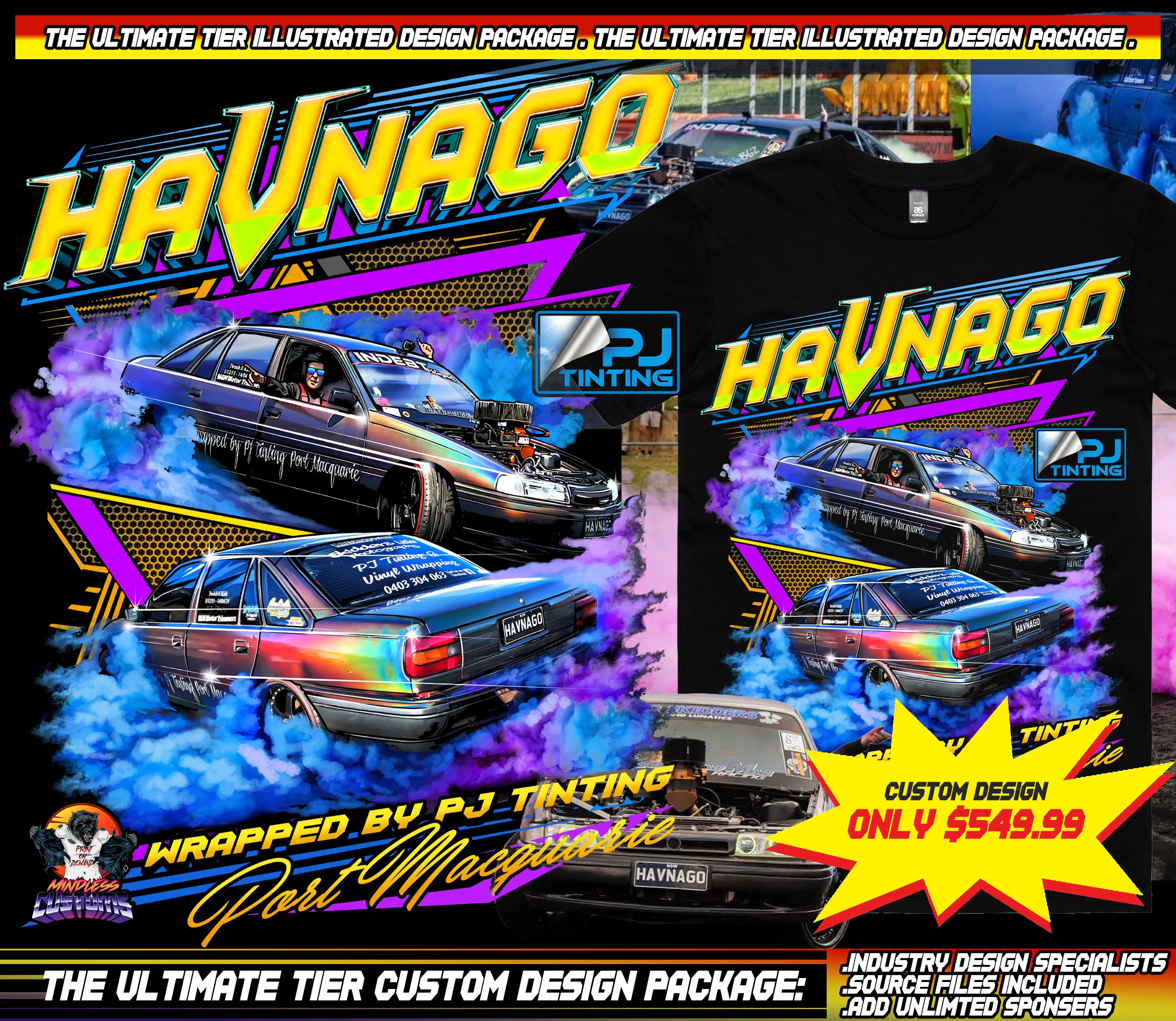 Ultimate Tier Illustrated Package - Upload Your Own Image