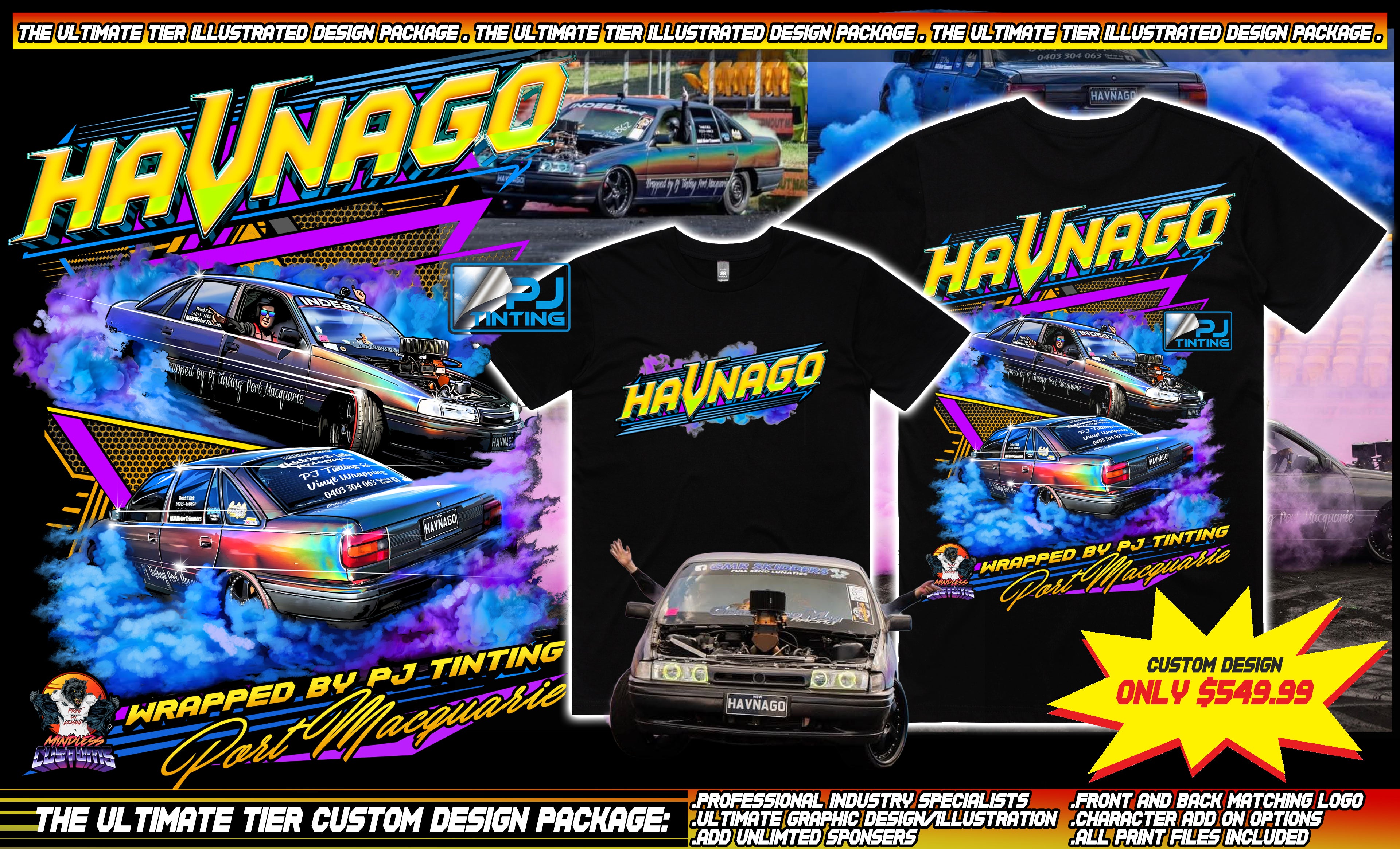 Ultimate Tier Illustrated Package - Upload Your Own Image