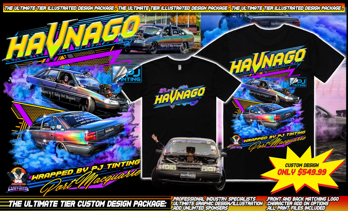 Ultimate Tier Illustrated Package - Upload Your Own Image