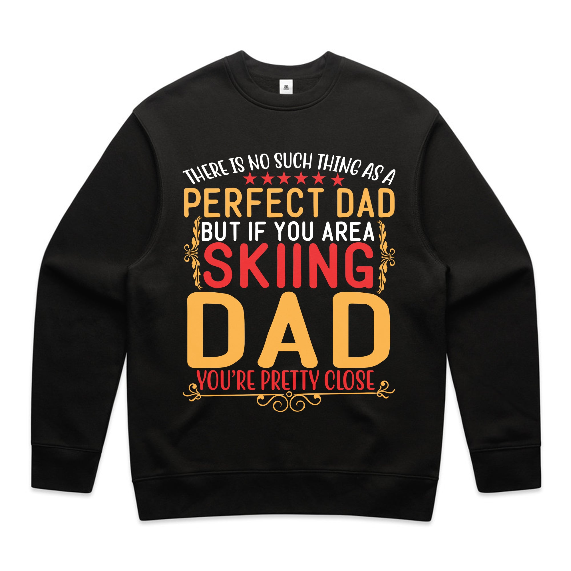 Skiing Dad – Almost Perfect T-Shirt